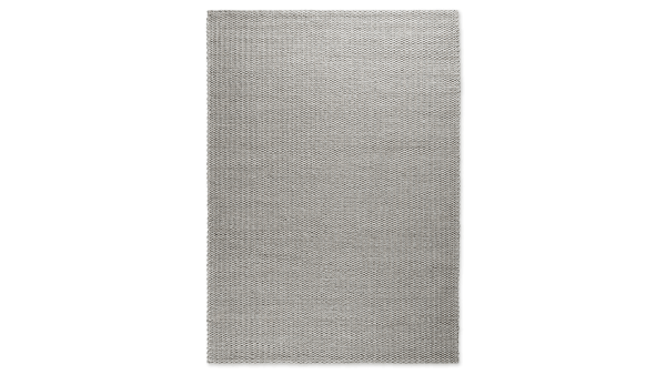 PLEX LINES WOOLEN RUG GREY-WHITE